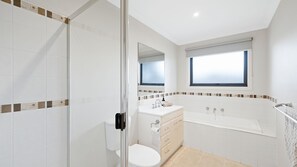 Shower, hair dryer
