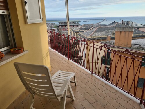 Spacious Apartment With sea View Terrace in Genoa Pegli