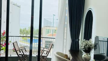 Deluxe Double Room, Sea View | Premium bedding, down duvets, pillow-top beds, free minibar items