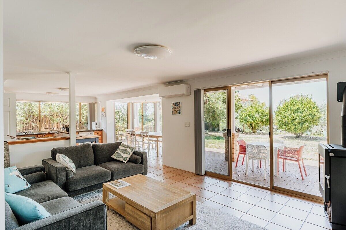 Stretch out by the crackling fireplace with your favourite book, or settle in for a movie night after a day spent exploring the coastline.