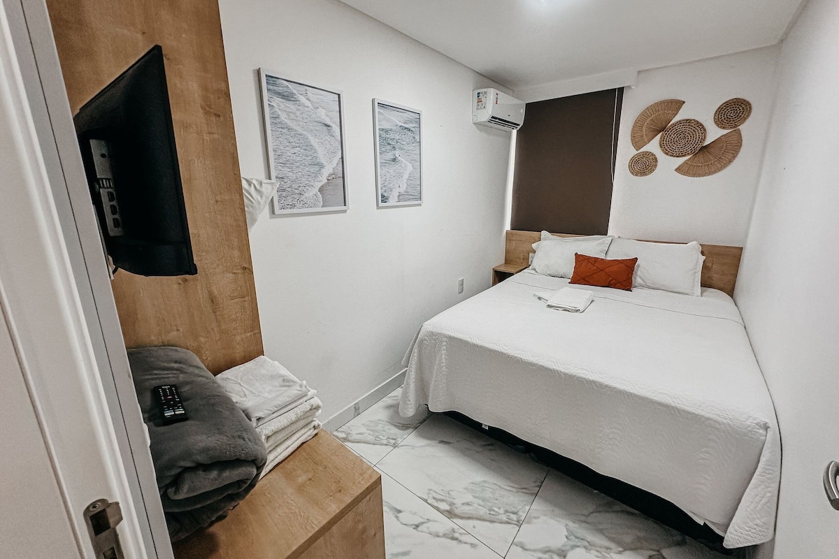 Deluxe-Apartment | Hochwertige Bettwaren, Pillowtop-Betten, individuell dekoriert