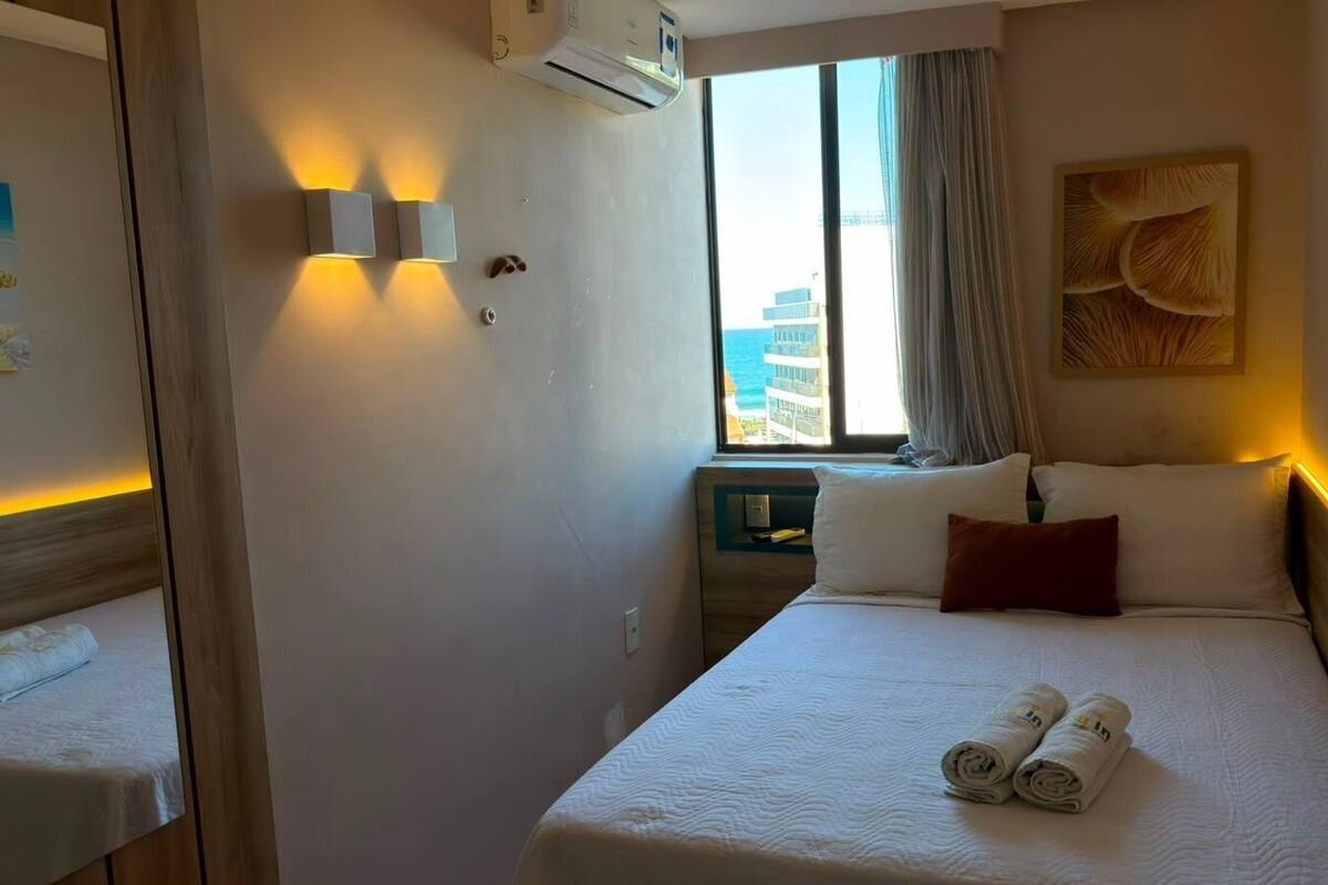 Apartment | Premium bedding, pillow-top beds, blackout curtains, soundproofing
