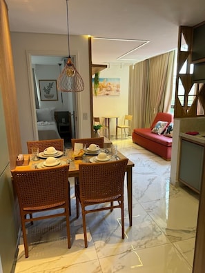 Apartamento Jardins | Literie de qualité, lit avec matelas à plateau-coussin, décor unique