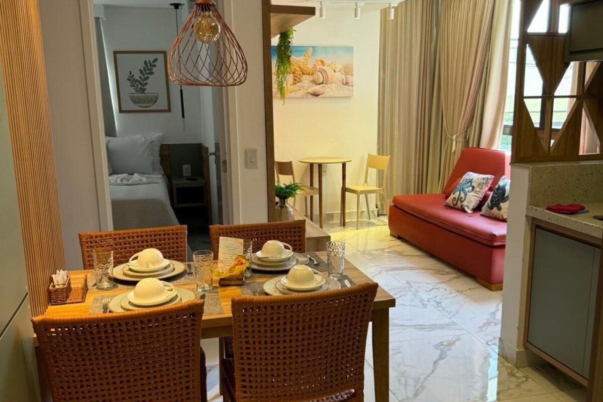 Apartamento Jardins | 고급 침구, 필로우탑 침대, 암막 커튼, 방음 설비