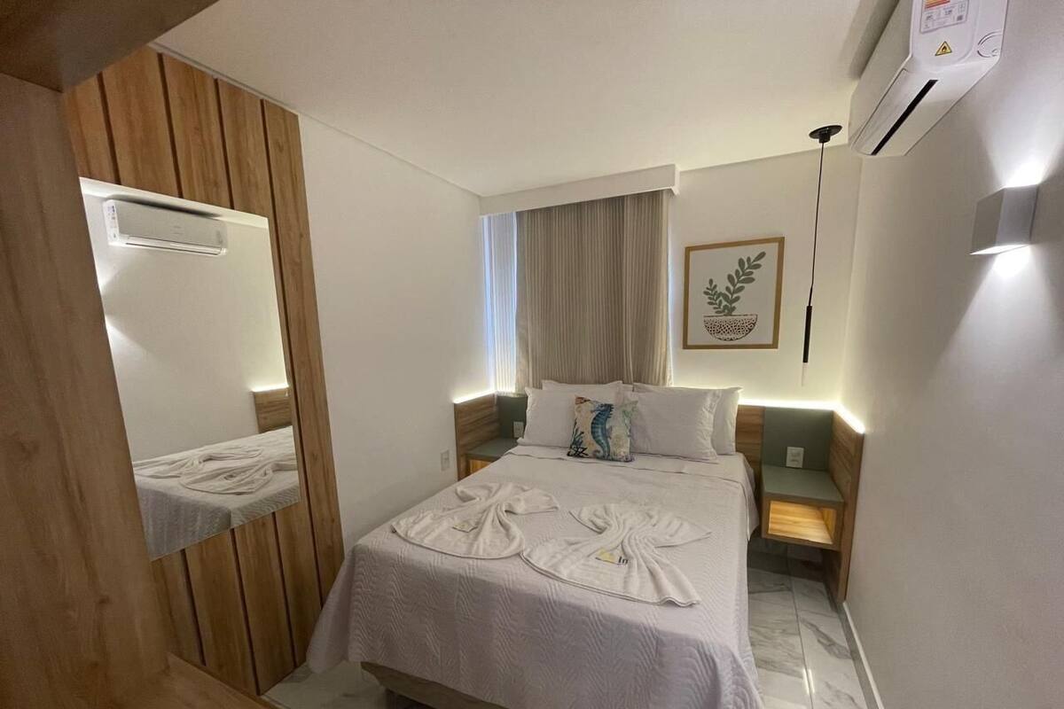 Apartamento Jardins | Premium bedding, pillowtop beds, blackout drapes, soundproofing