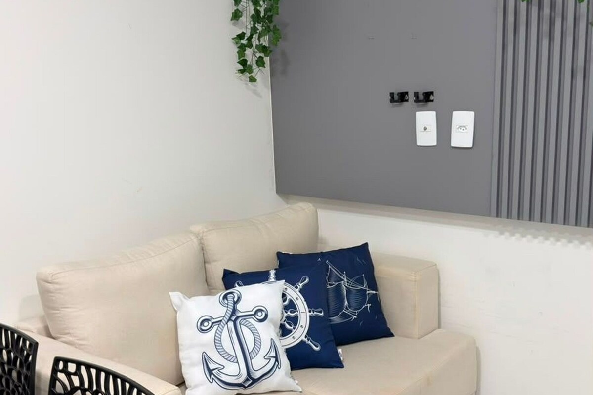 Deluxe Apartment | Living area | 50-inch Smart TV with digital channels