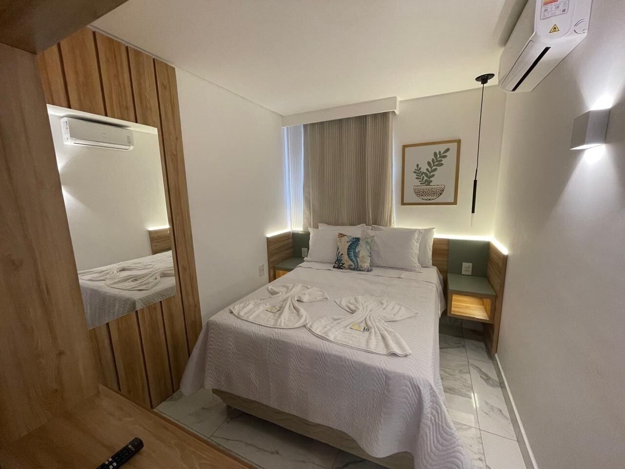 Apartamento Jardins | Premium bedding, pillowtop beds, blackout drapes, soundproofing