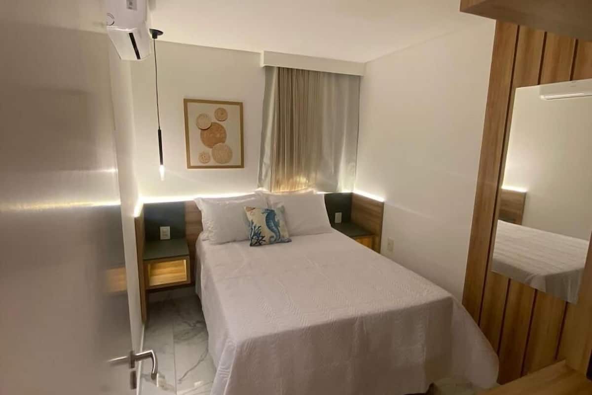 Apartamento Sunset | Roupas de cama premium, camas com colchões pillow-top