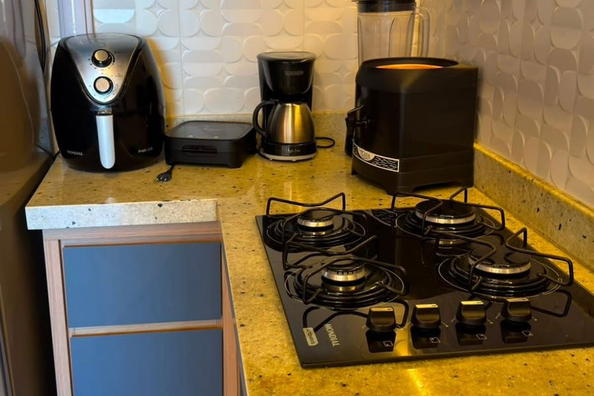 Apartment | Private kitchen | Coffee/tea maker, fridge, microwave, oven
