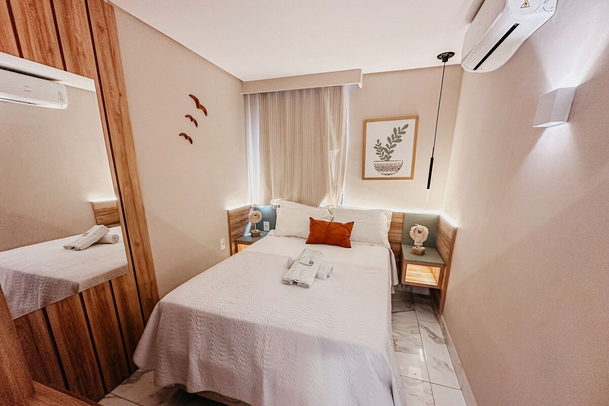 Apartamento Jardins | Premium bedding, pillow-top beds, blackout curtains, soundproofing