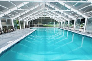 Indoor pool, a heated pool
