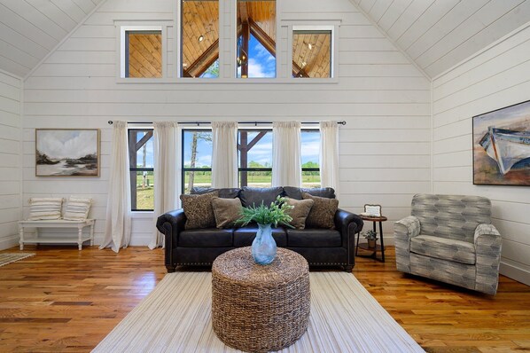 TV connectée, cheminée