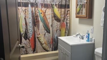 Towels, soap, toilet paper