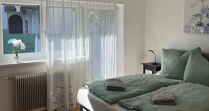 Apartment mit Gartenblick