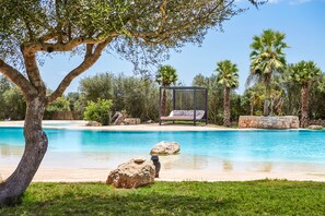Outdoor pool - Sommer Villa auf Mallorca Nahe Es Trenc Strand (Ses Salines)