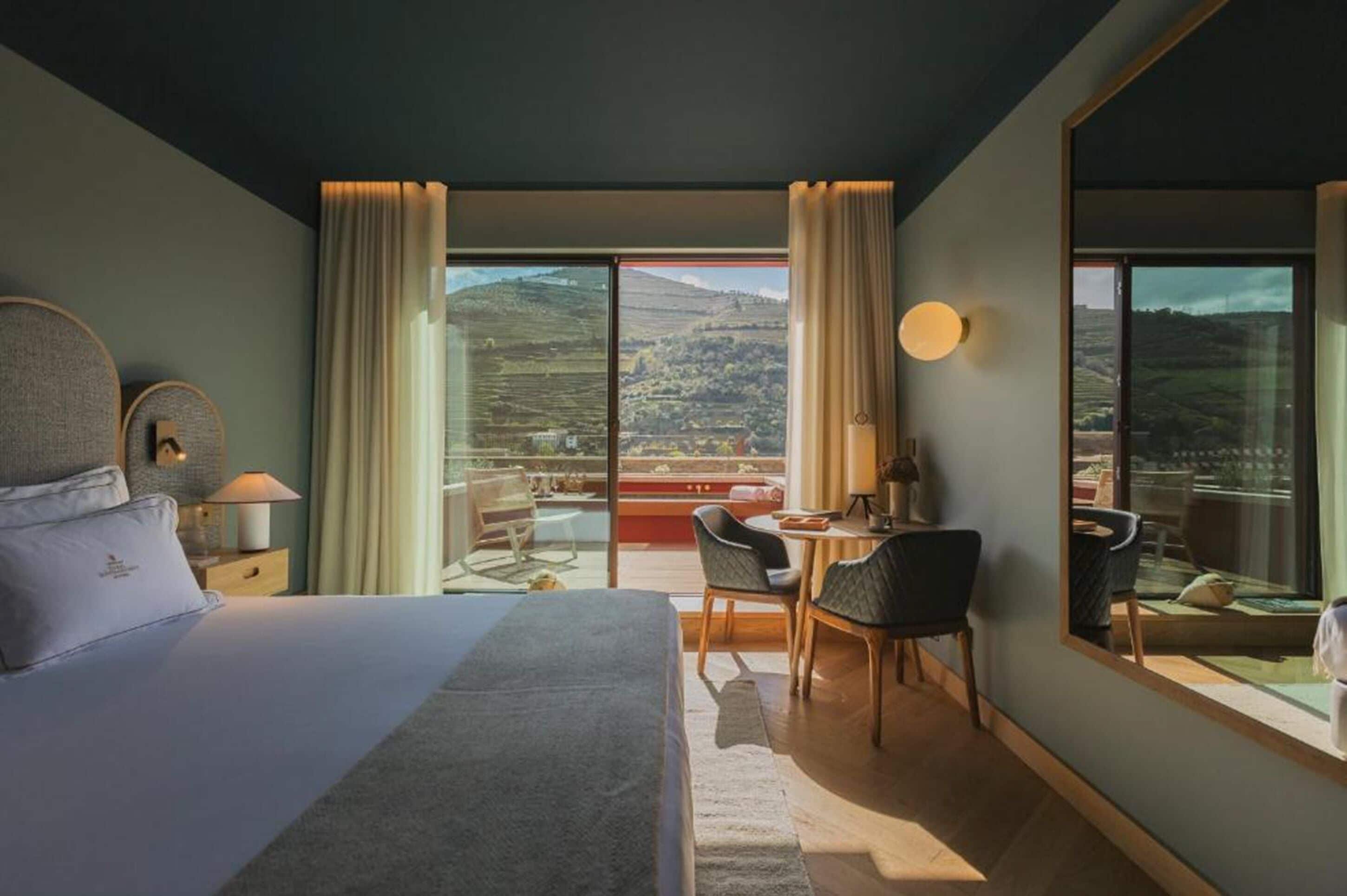 Egyptian cotton sheets, premium bedding, memory-foam beds, minibar