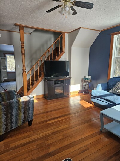 5 acres. Right beside boat launch! Parking for boats, skidoos and quads.