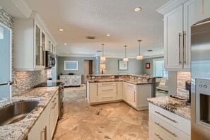 House, Multiple Beds (Bimini Breeze Vacation Home) | Private kitchen | Oven, toaster - Bimini Breeze Vacation Home (Singer Island)