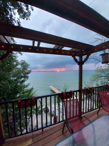 Two Story Boathouse  Located On East Side of Lake Simcoe 