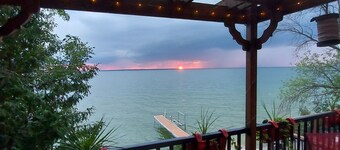 Two Story Boathouse  Located On East Side of Lake Simcoe 