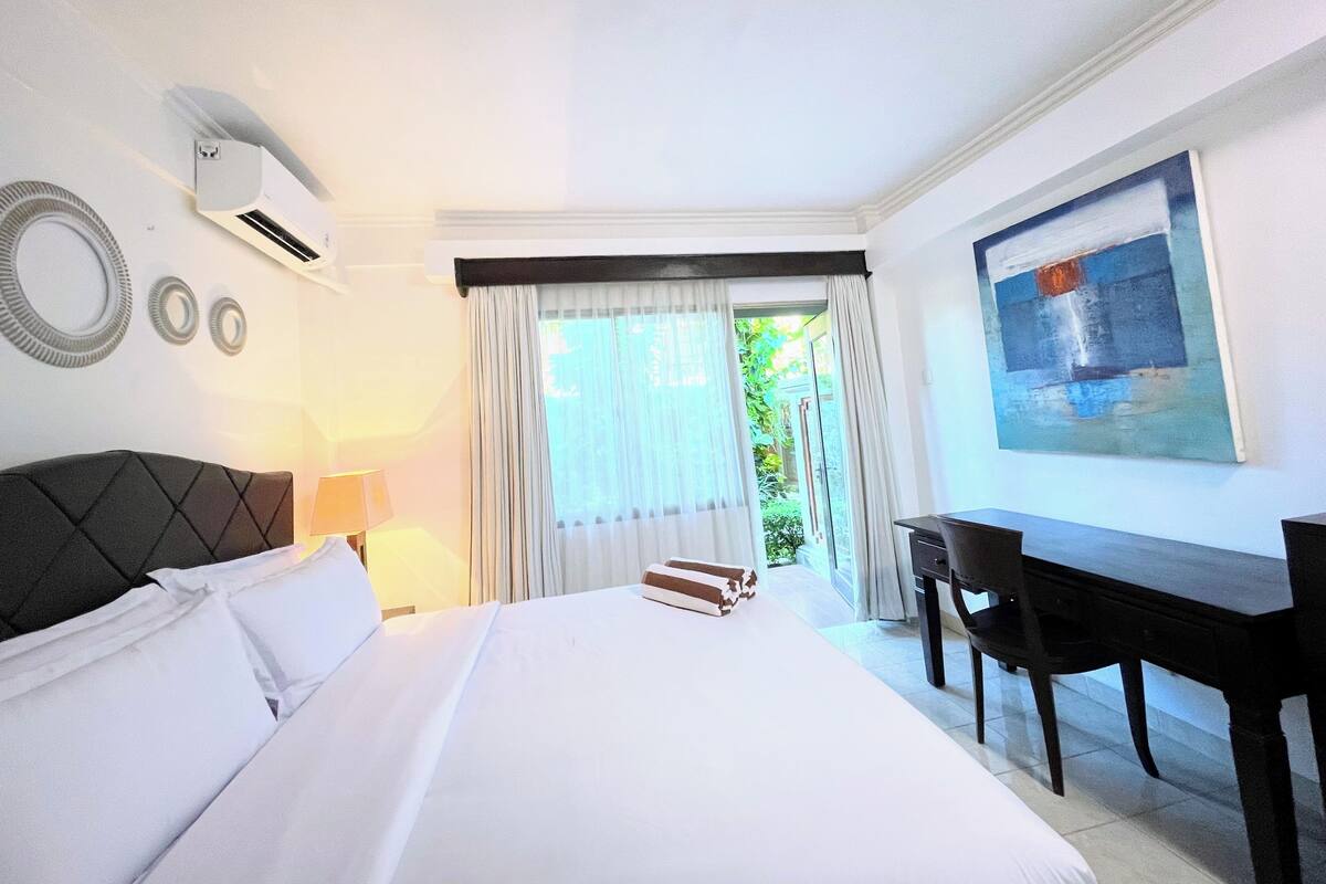 1 Schlafzimmer, hochwertige Bettwaren, Select-Comfort-Betten, Zimmersafe