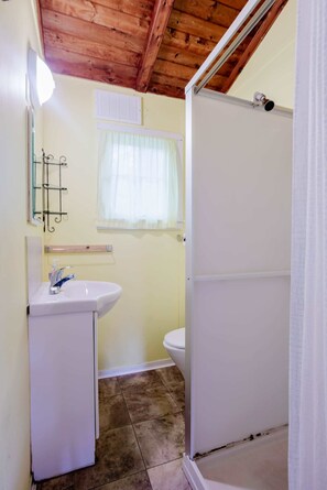 Shower, towels