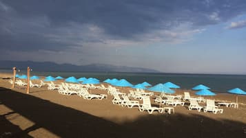 Plage, sable blanc