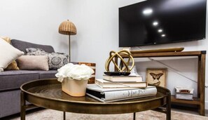 Smart TV, table football, books