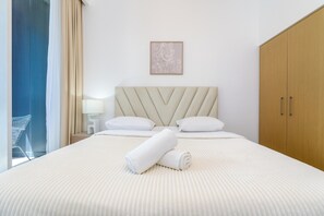1 bedroom, iron/ironing board, free WiFi, bed sheets