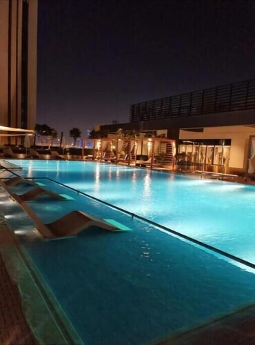 Luxury pool view apartment