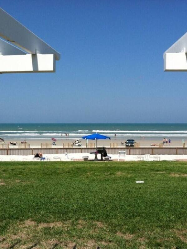 En la playa