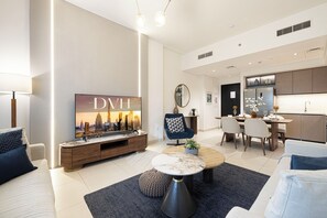 Living area - First Class Burj Khalifa Views (Dubai)