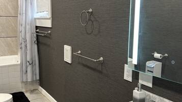 Towels, soap, toilet paper