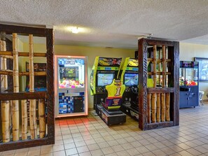 Games room - Second Floor Completely Remodeled Direct Ocean Front Studio with Gorgeous View!  (Daytona Beach Shores)