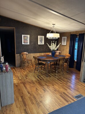 Dining - 3 Bedroom 2 Bath home located on farm land/private but only 2 minutes from town. (Frankfort)