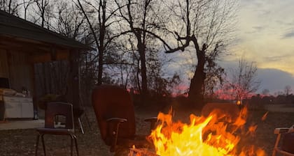 RV site for the 2024 Total Eclipse at the base of Petit Jean Mountain