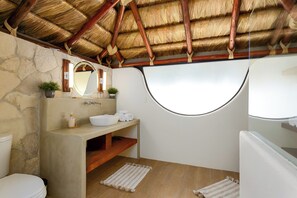Eco-friendly toiletries, hair dryer, towels - Suite 1: Exquisite Luxury by the Sea (Los Barriles)