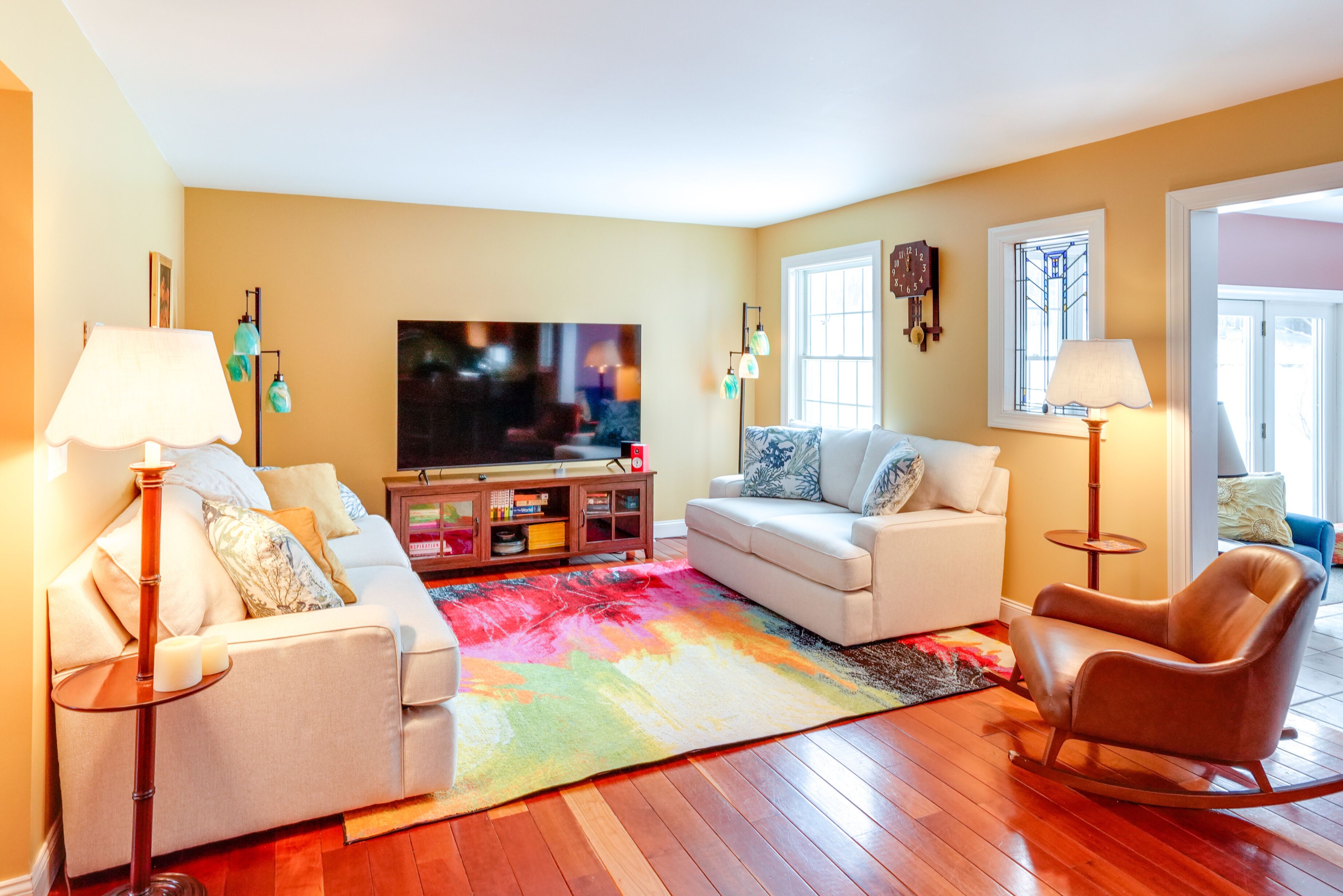 Colorful Milford Home on 7 Wooded Acres!