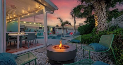 Walk to Beach | Heated Pool | Private In-Law Suite | Great For Families & Groups