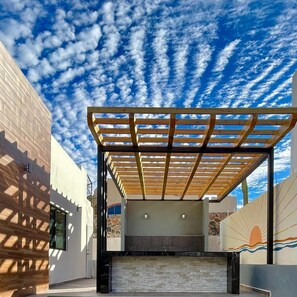 Property grounds - Casa del Mural SAN Carlos (Guaymas)