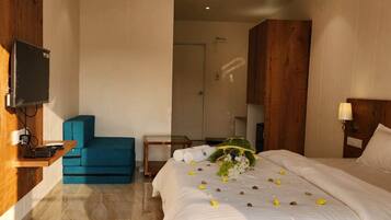 豪華雙人房 | 熨斗/熨衣板、免費無線上網