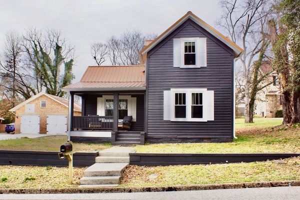 Exterior front of the house
