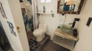 Towels, soap, toilet paper