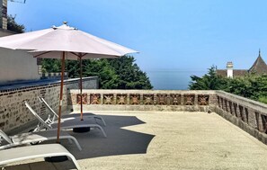 Terrace/patio - Cozy home in Villerville with WiFi (Villerville)