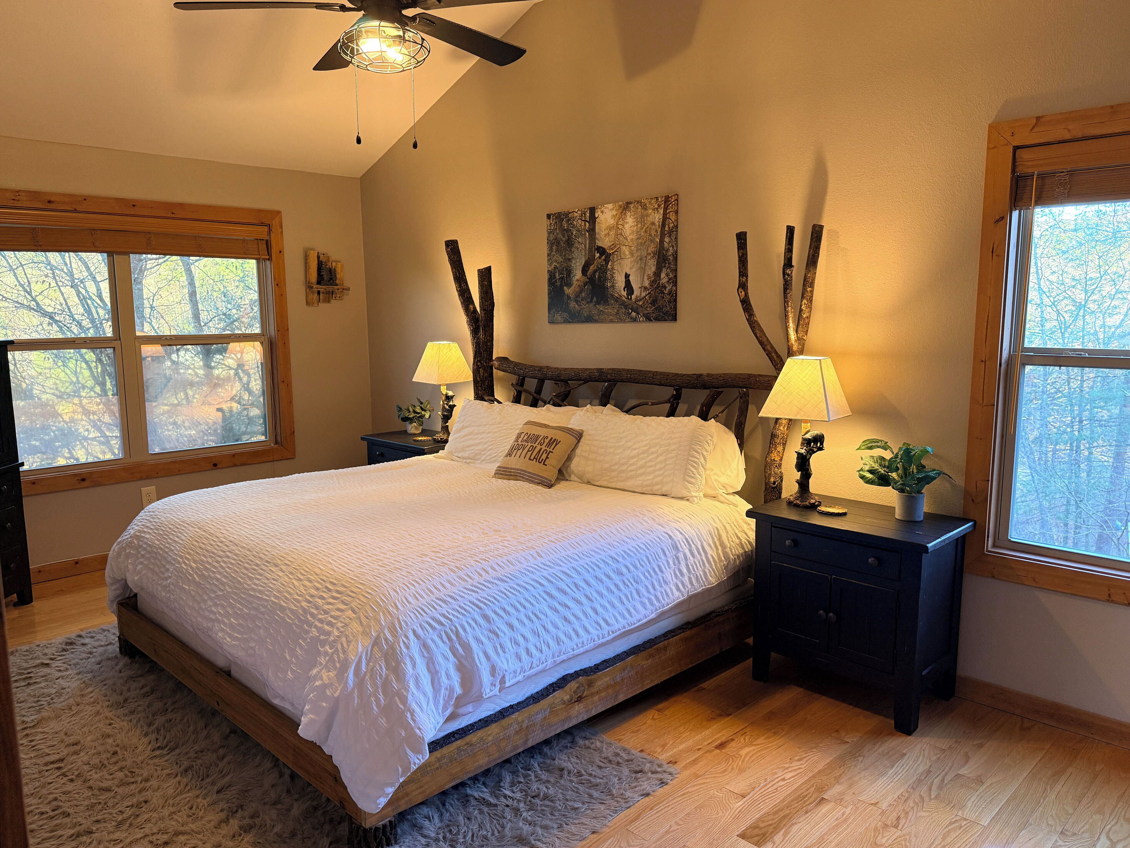 3 habitaciones, tabla de planchar con plancha y cuna de viaje 