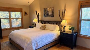 3 habitaciones, tabla de planchar con plancha y cuna de viaje