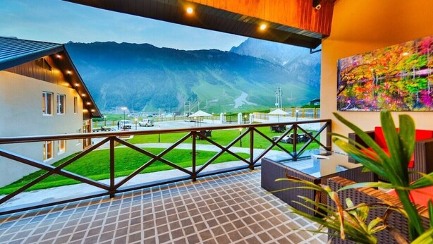 Pemandangan balkon