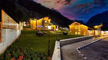Front of property – evening/night