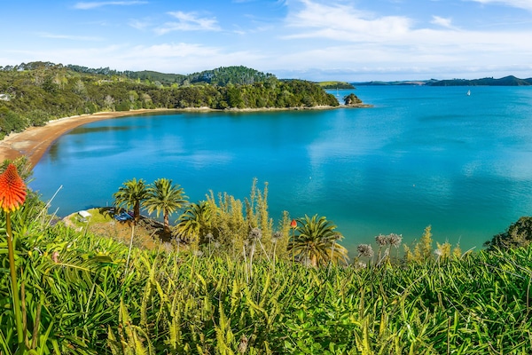Private beach, white sand