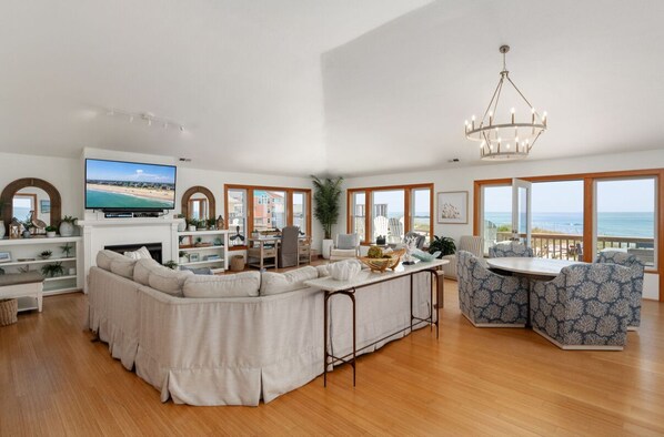 Smart TV, table football, books